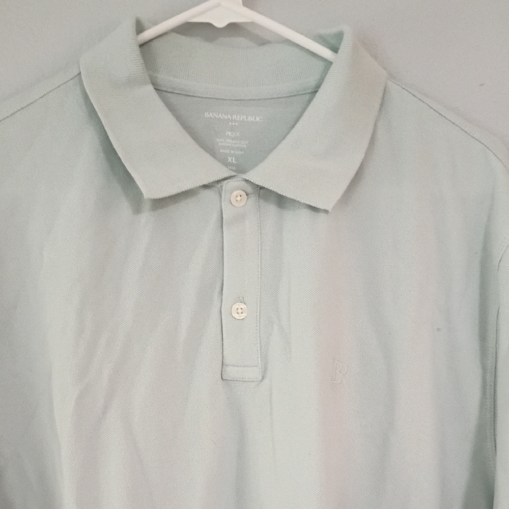 Banana Republic Mint Polo Shirt - Picture 2 of 3